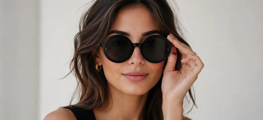 LUNETTES DE SOLEIL "IRIS" SHINY BLACK BLGlow Beauty