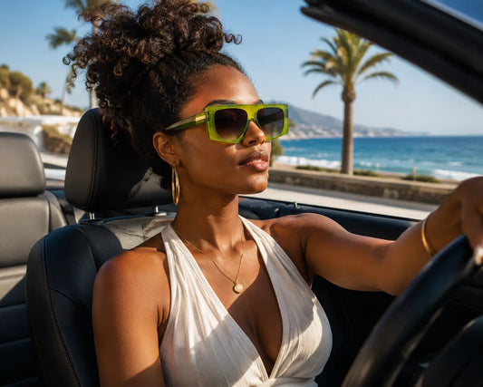 LUNETTES DE SOLEIL "SQUARE" GREEN KLEYES