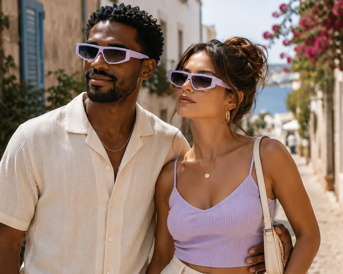 LUNETTES DE SOLEIL «TRAP» PINK KLEYES