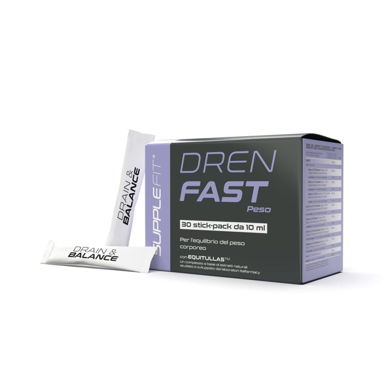 DREN FAST - Pour l'équilibre du poids corporel - avec Equitullas™