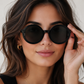 LUNETTES DE SOLEIL "IRIS" SHINY BLACK