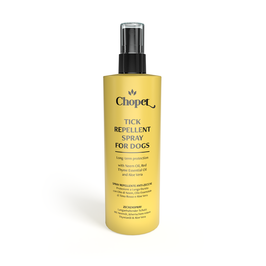 Spray répulsif anti-tiques pour les chiens
