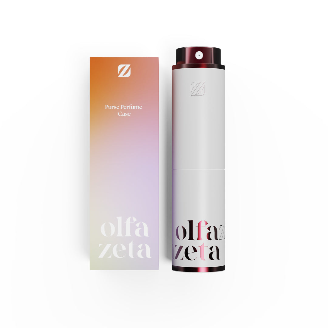 Étui à parfum de poche 'Modern'- Taupe + Recharge